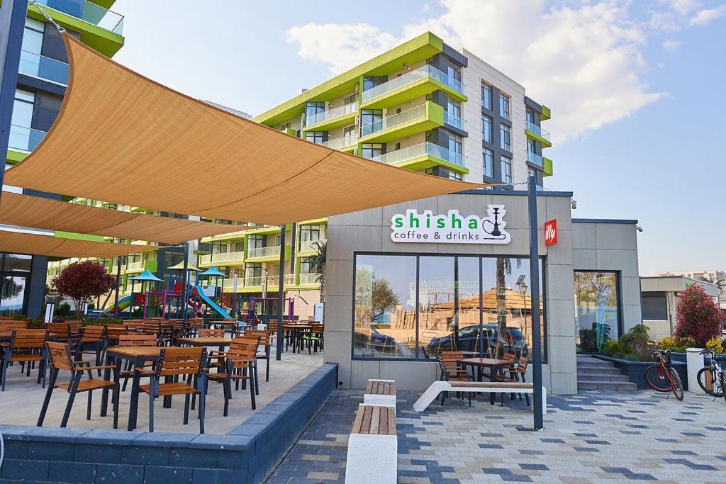 Sea Love apt ALEZZI SPA n Pools Beach Resort Năvodari Exterior foto